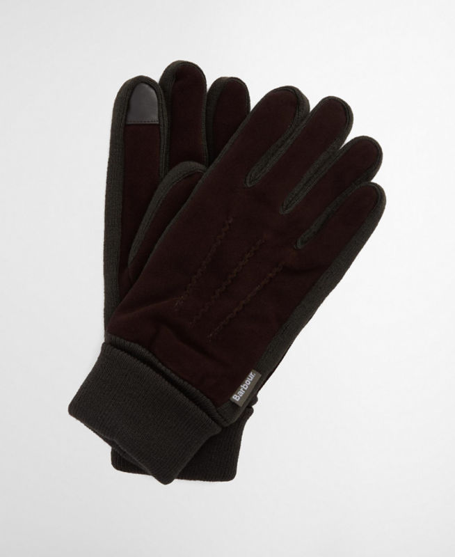 Barbour&reg; Magnus Gloves - BROWN/OLIVE
