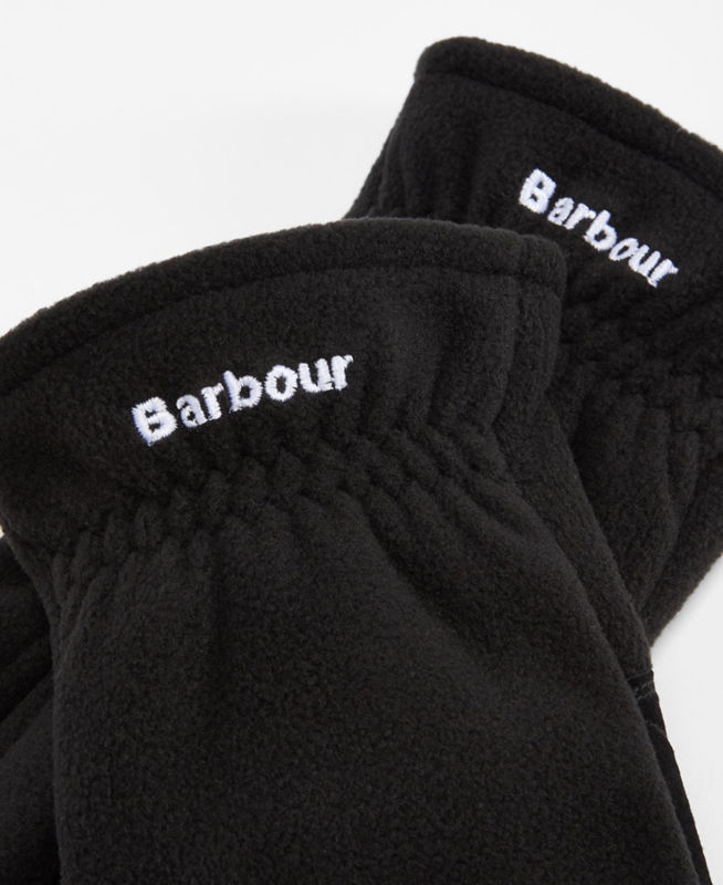 Barbour&reg; Coalford Fleece Gloves - BLACK image number 2