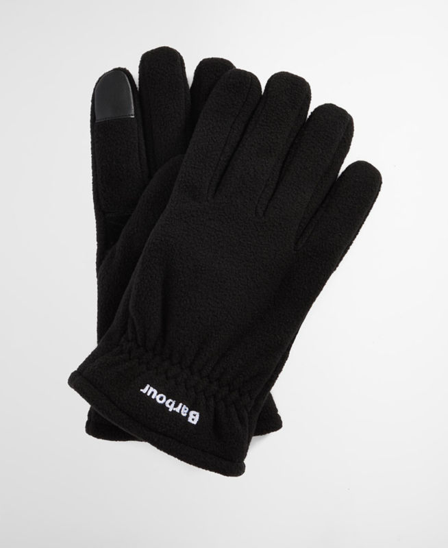 Barbour&reg; Coalford Fleece Gloves - BLACK