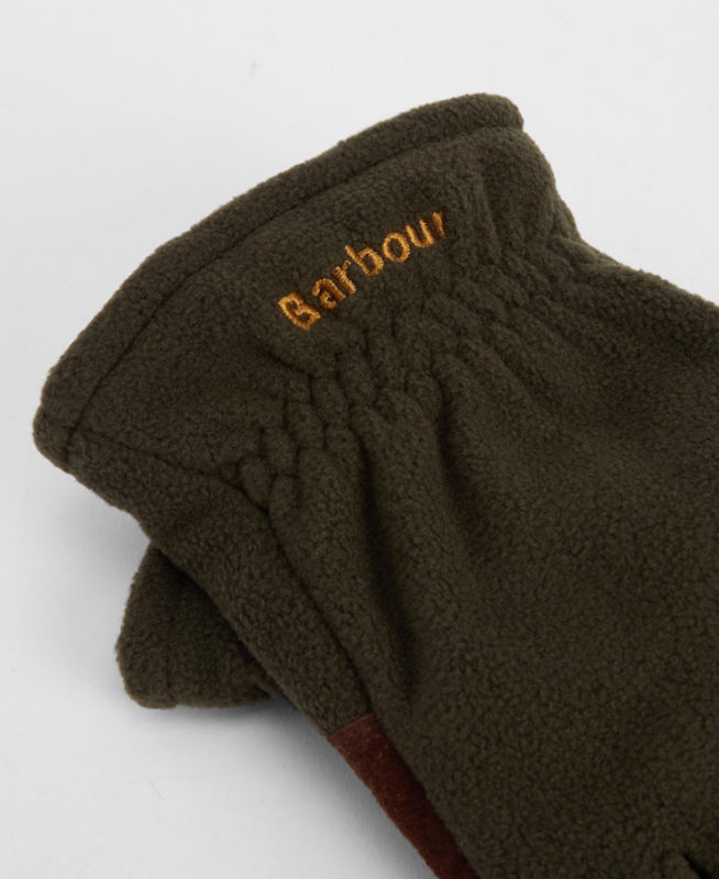 Barbour&reg; Coalford Fleece Gloves - OLIVE image number 2