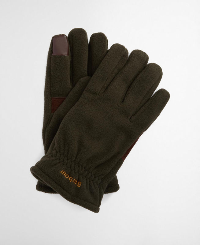 Barbour&reg; Coalford Fleece Gloves - OLIVE