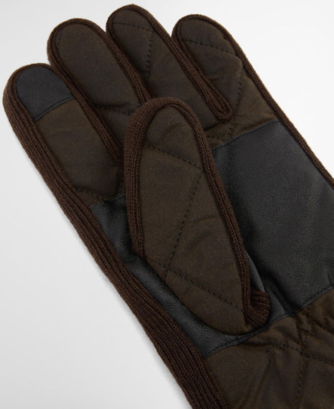 Barbour&reg; Westerdale Gloves - OLIVE image number 1