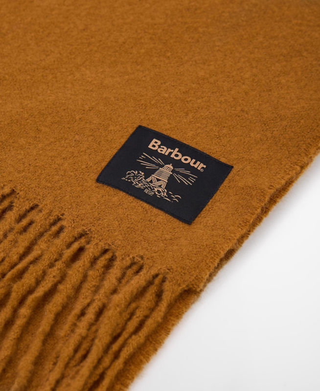 Barbour&reg; Brandy Boucl&eacute; Scarf - BRONZE BROWN image number 1