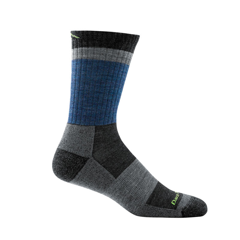 Darn Tough&reg; Heady Stripe Micro Crew Socks - BLUE