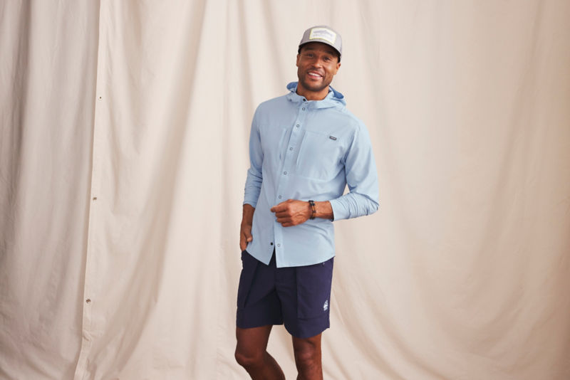 PRO Sun Stretch Hoodie - COASTAL BLUE