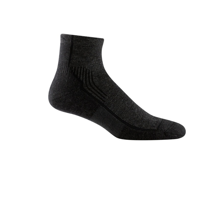 Darn Tough&reg; Hiker Midweight 1/4 Socks - ONYX BLACK