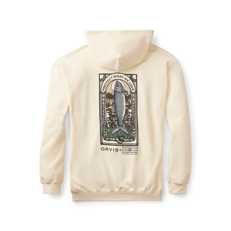 Orvis x Captains For Clean Water Hoodie - SNOW