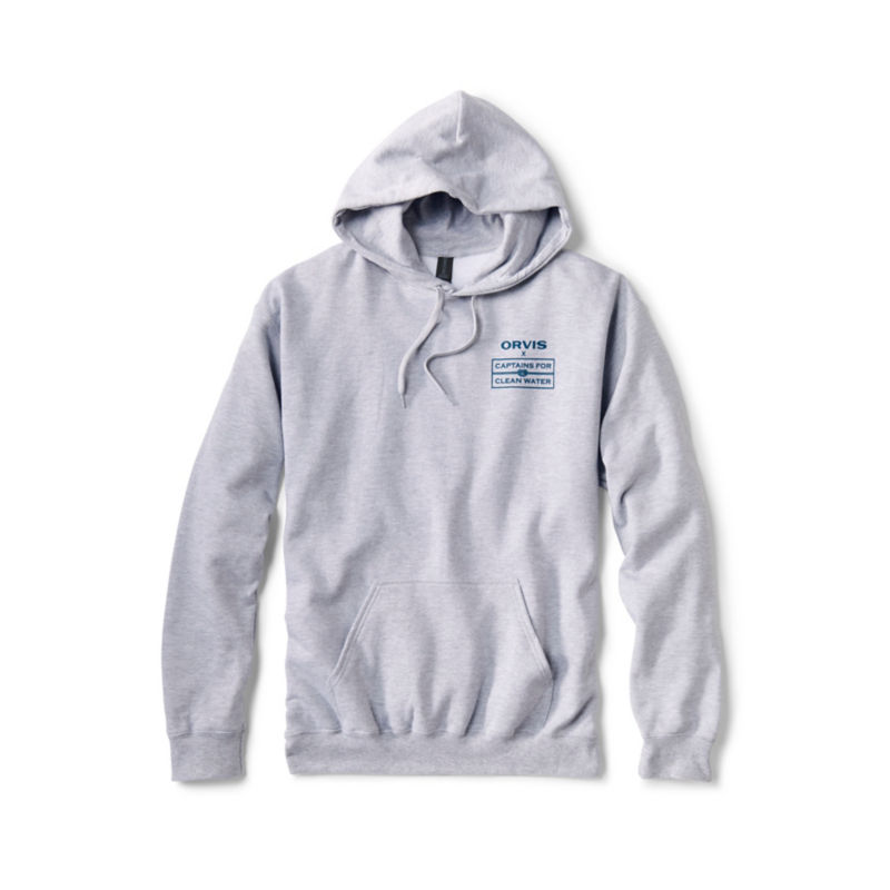 Orvis x Captains For Clean Water Hoodie - HEATHER GRAY image number 6