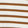Perfect V-Neck Short-Sleeve Tee - SNOW/HAZELNUT STRIPE