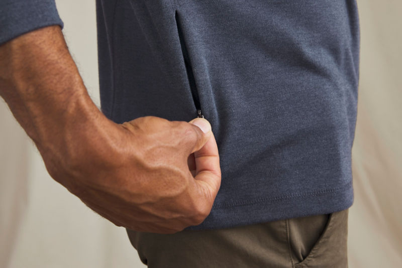 DriCast&trade; 1/4-Zip Sweatshirt - DARK NAVY image number 1