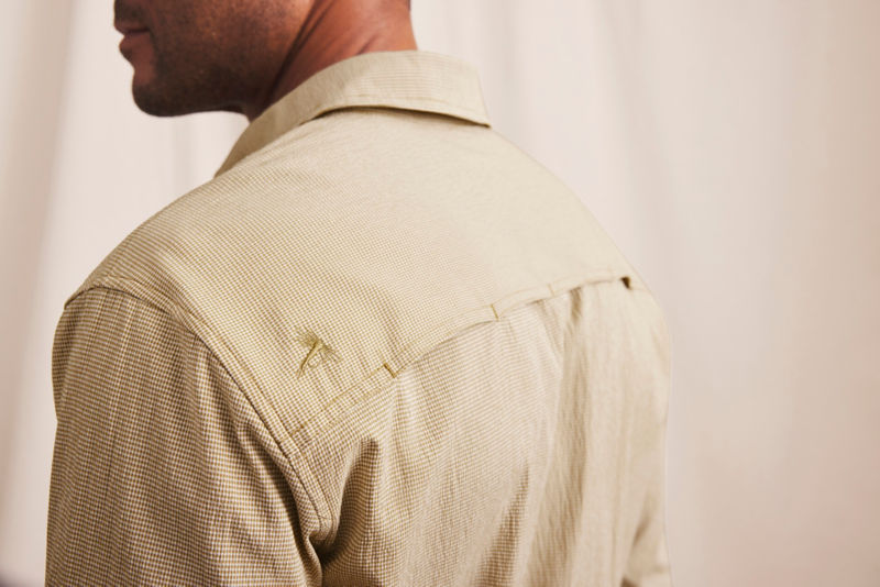 Men&rsquo;s Open Air Caster Long-Sleeve Shirt - KHAKI/SNOW image number 2