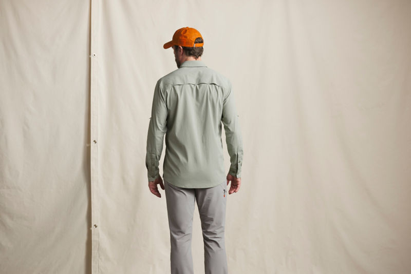 Men&rsquo;s Open Air Caster Long-Sleeve Shirt - SILVERPINE/CELADON image number 2