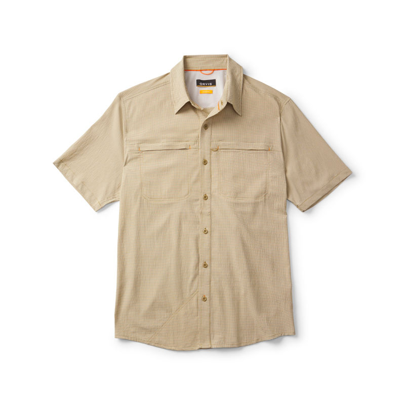 Men&rsquo;s Open Air Caster Short-Sleeve Shirt - KHAKI/SNOW