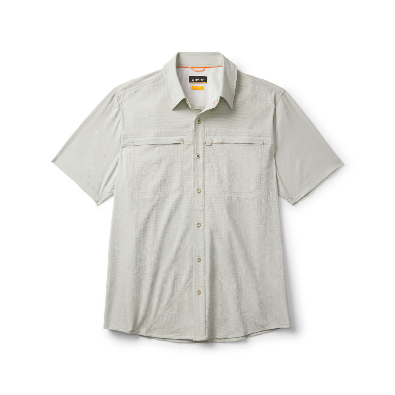 Men&rsquo;s Open Air Caster Short-Sleeve Shirt - CELADON/WHITE image number 0