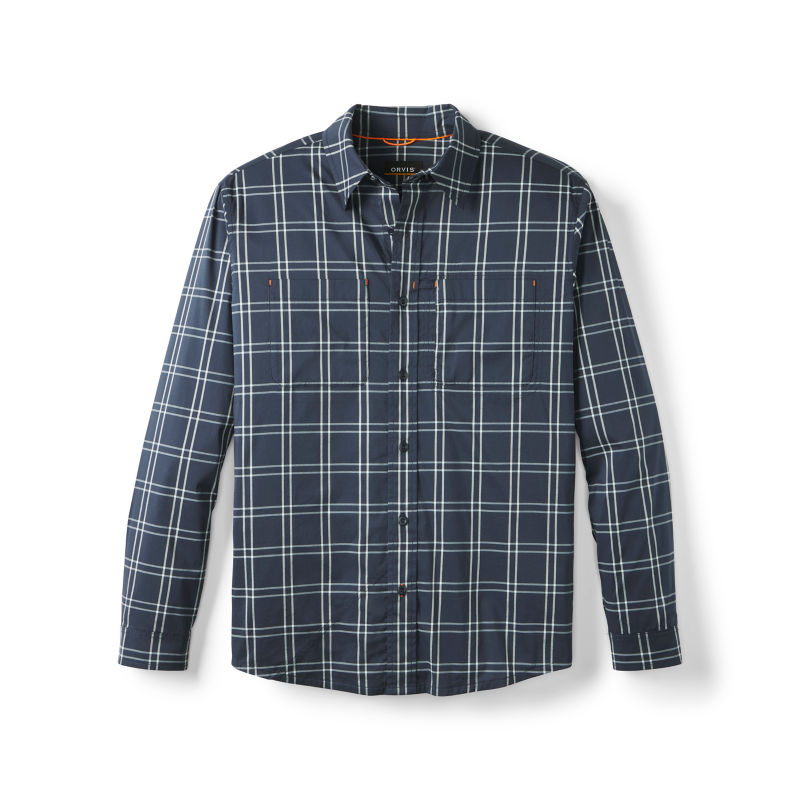 Men&rsquo;s River Guide Long-Sleeve Shirt - DARK NAVY/ARTIC PLAID