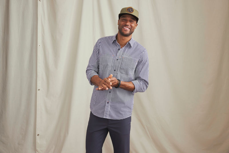 Men&rsquo;s River Guide Long-Sleeve Shirt - TRUE NAVY image number 2