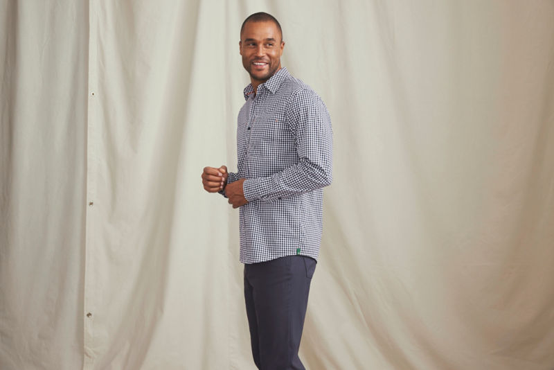 Men&rsquo;s River Guide Long-Sleeve Shirt - TRUE NAVY image number 3