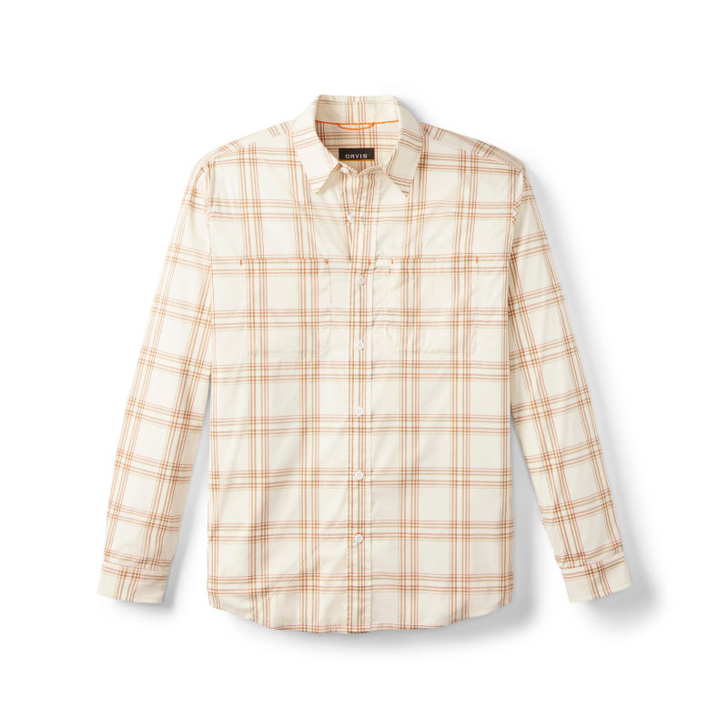 Men&rsquo;s River Guide Long-Sleeve Shirt - SNOW MULTI/RED SETTER image number 4