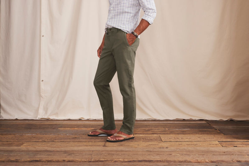 1856 Stretch Twill Regular Fit Chinos - KHAKI image number 5