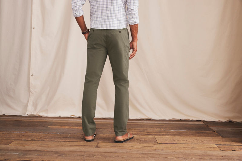 1856 Stretch Twill Regular Fit Chinos - KHAKI image number 6