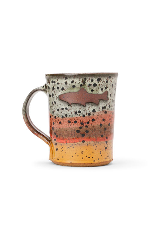 Ceramic Trout Mug - RAINBOW TROUT