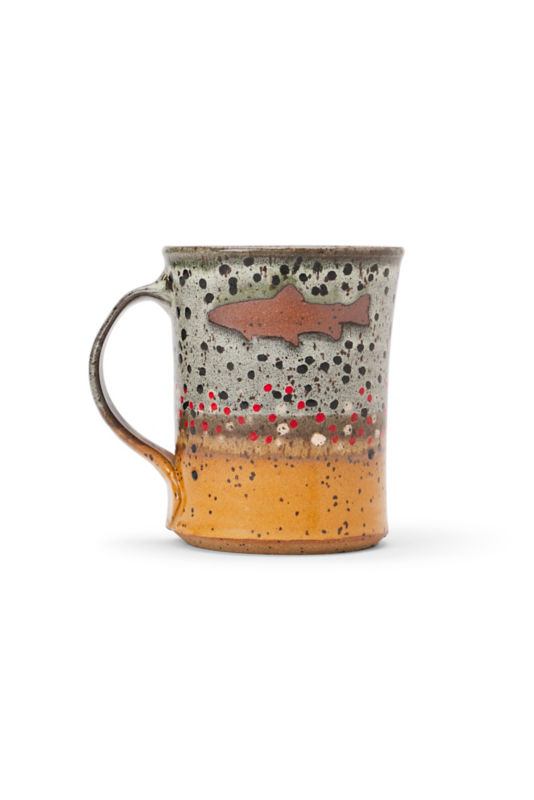 Ceramic Trout Mug - BROWN TROUT