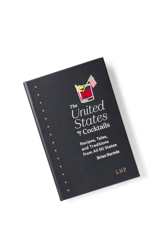 Leather-Bound United States Of Cocktails Book - 