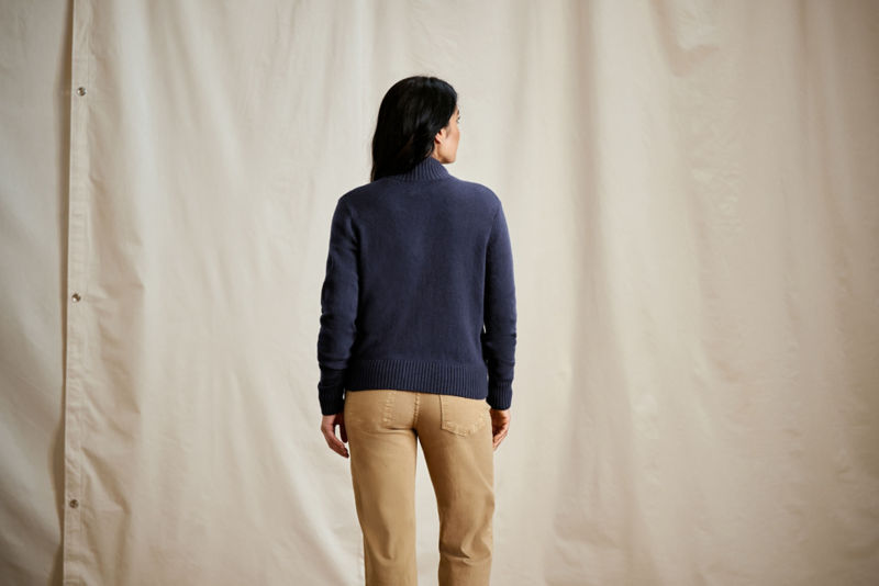 Brookside Button-Down Cardigan - TRUE NAVY image number 5