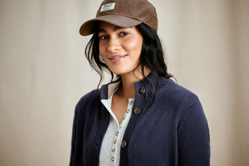 Brookside Button-Down Cardigan - TRUE NAVY image number 1