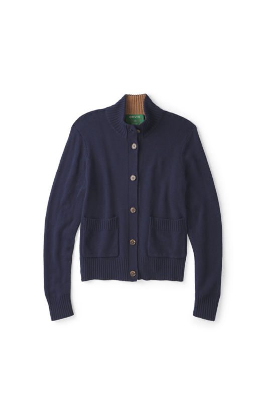 Brookside Mockneck Button-Down Cardigan | Orvis