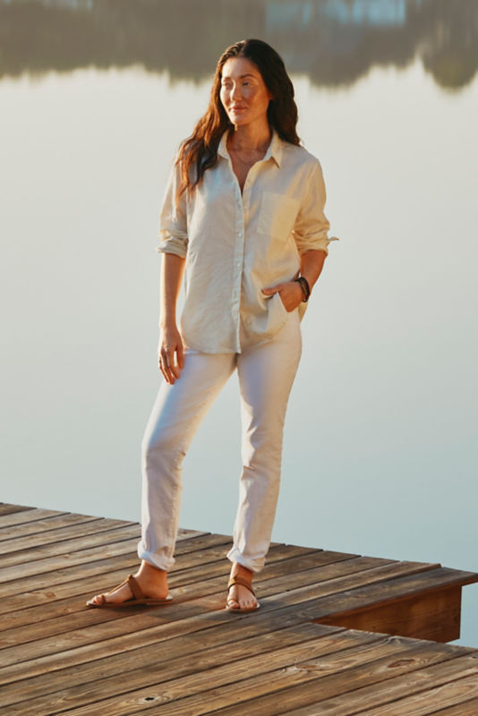 Kut from the Kloth&reg; Catherine Boyfriend Jeans - WHITE