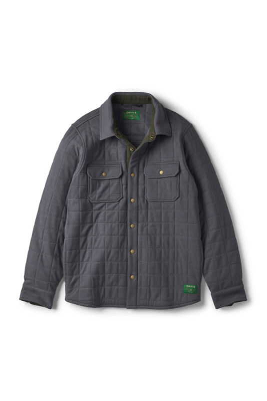 Men&rsquo;s Battenkill Quilted Shirt Jacket - CHARCOAL HEATHER