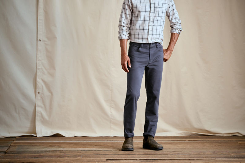 Stretch Tech Moleskin 5-Pocket Pants - CARBON