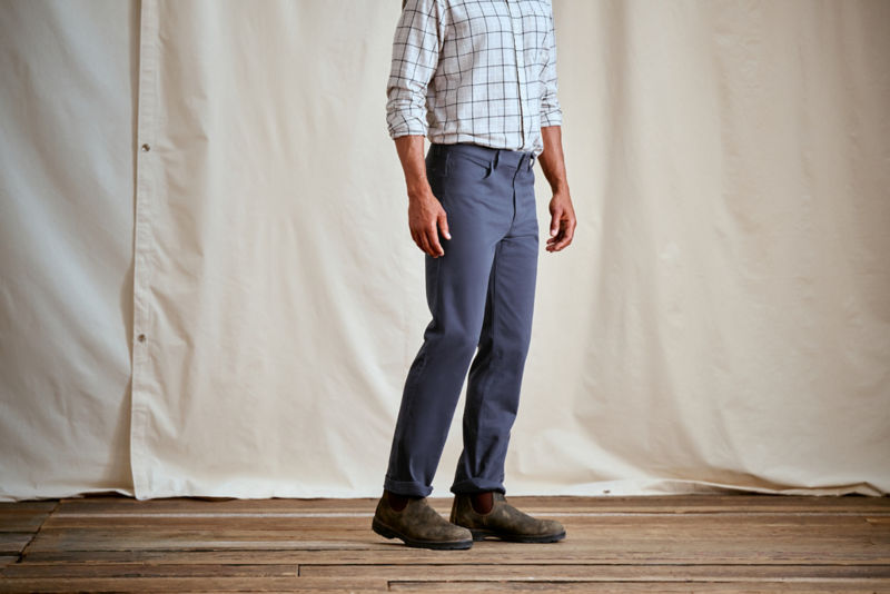 Stretch Tech Moleskin 5-Pocket Pants - CARBON image number 3