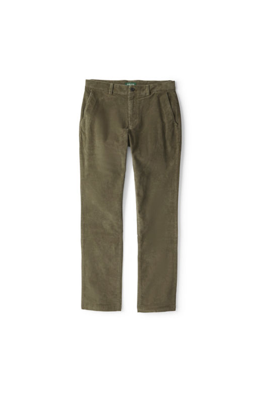 1856 Stretch Corduroy Chinos - TARRAGON