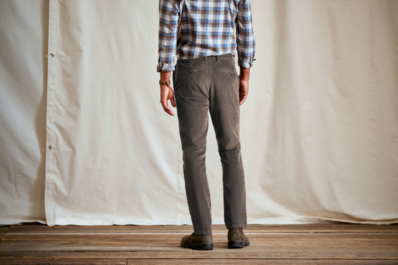 1856 Stretch Corduroy Chinos - SLATE image number 4