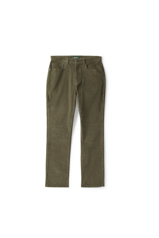 1856 Stretch 5-Pocket Corduroy Pants - TARRAGON