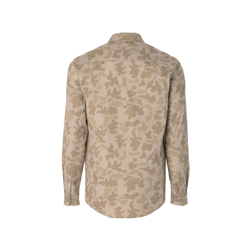 Men&rsquo;s Midweight Long-Sleeve Shooting Shirt - DOVE 1971 CAMO image number 1