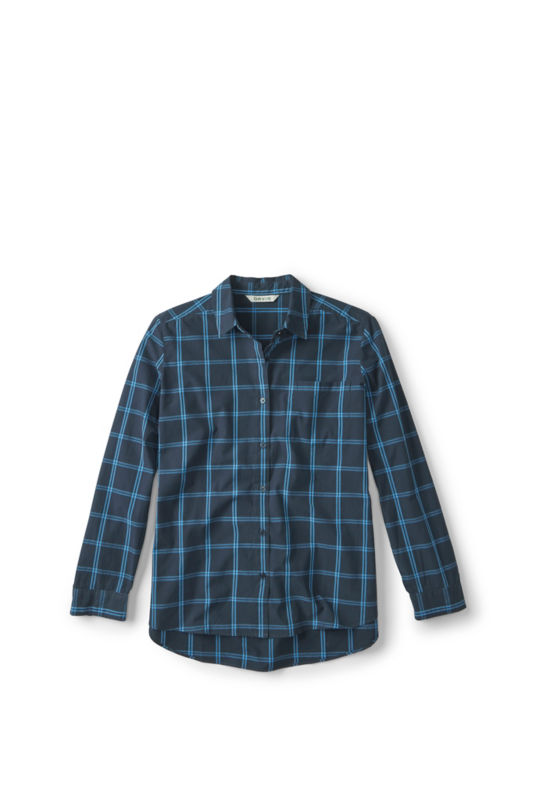 Women's Heritage Poplin Plaid Long-Sleeve Shirt | Orvis
