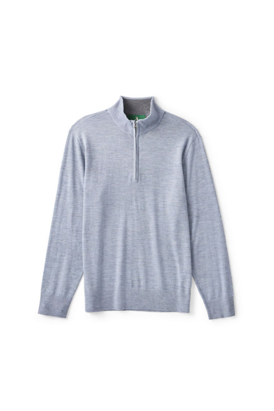 Lightweight Merino 1/4-Zip - BLUE HAZE