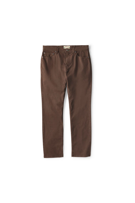 Men&rsquo;s 1856 Stretch Twill 5-Pocket Pants - ESPRESSO image number 4