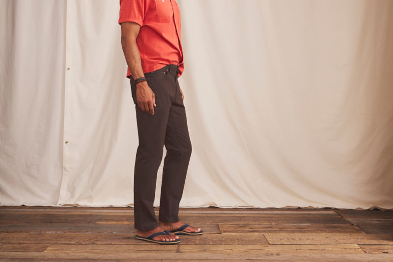 Men&rsquo;s 1856 Stretch Twill 5-Pocket Pants - MUSHROOM image number 4