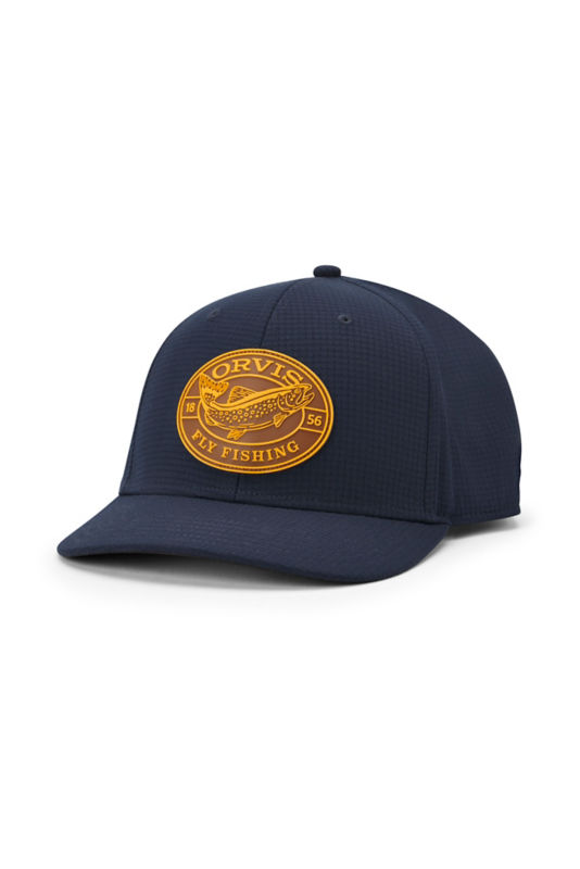 Trout Stream Patch Mesh Cap - TRUE NAVY
