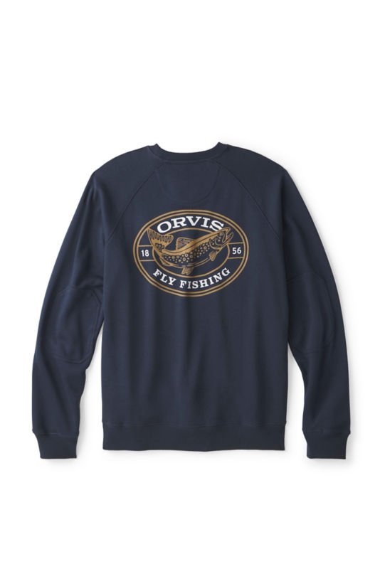 Men&rsquo;s Campfire Crewneck Sweatshirt - DARK NAVY image number 6