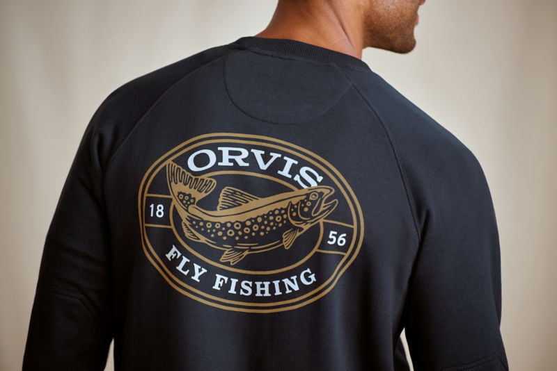 Men&rsquo;s Campfire Crewneck Sweatshirt - DARK NAVY image number 2