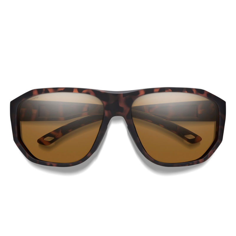 Smith Outrigger Polarized Sunglasses - MATTE TORTOISE FRAME BROWN GLASS LENS image number 2