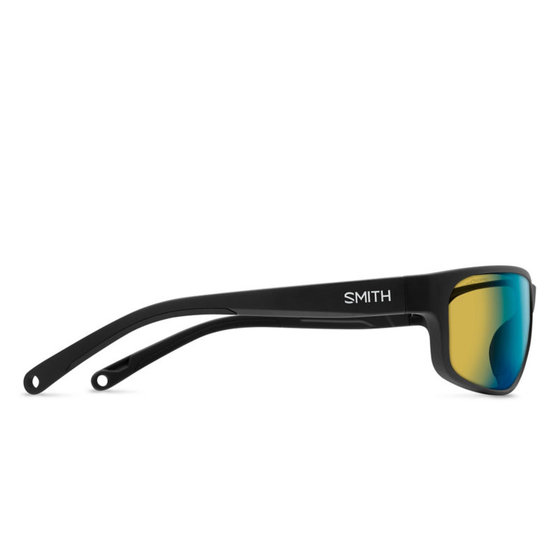 Smith Redding 2 Polarized Sunglasses - MATTE BLACK FRAME POLARCHROMIC YELLOW BLUE MIRROR LENS image number 1