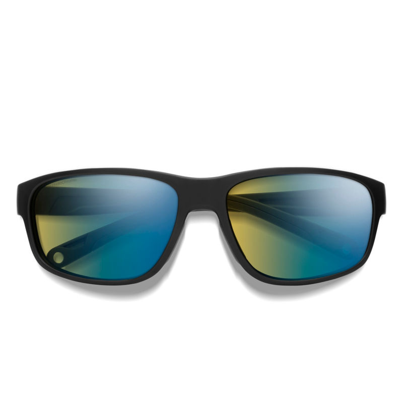 Smith Redding 2 Polarized Sunglasses - MATTE BLACK FRAME POLARCHROMIC YELLOW BLUE MIRROR LENS image number 2