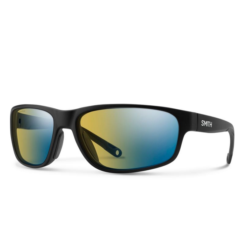 Smith Redding 2 Polarized Sunglasses - MATTE BLACK FRAME POLARCHROMIC YELLOW BLUE MIRROR LENS image number 0