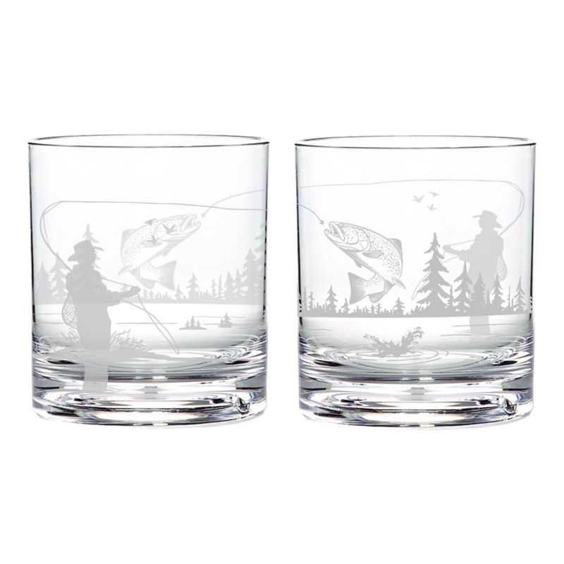 Fly Fishing Cocktail Glasses - FLY FISHING